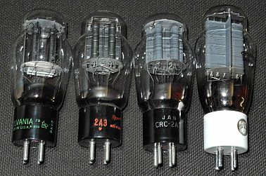 5 RCA 2A3 1本 測定済み 動作確認 真空管アンプ